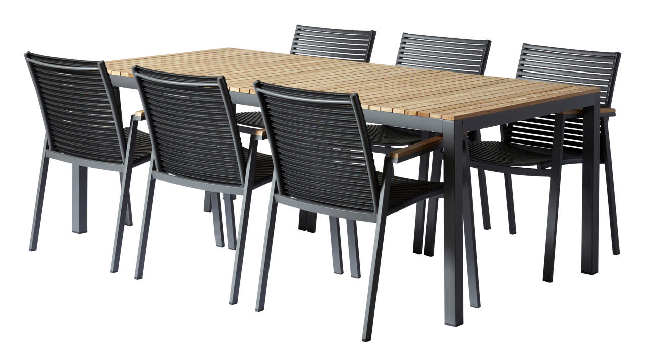 Mood/Mood Ekstreme sæt 1 bord + 6 stole