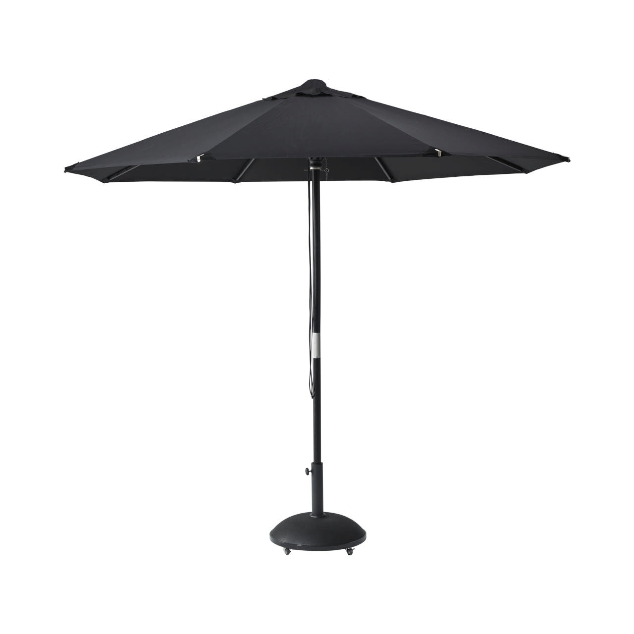 Shade Capri Nero parasol - fuld sort